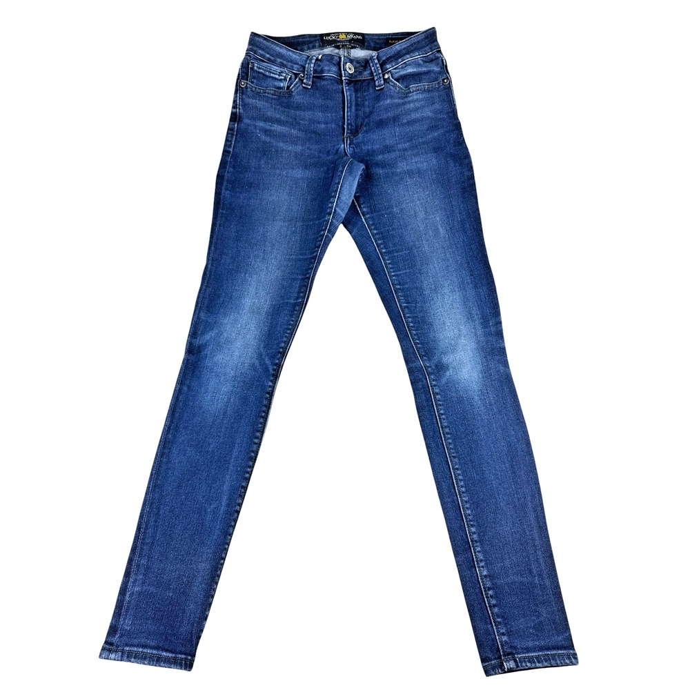 Lucy Brand Sasha Super Skinny Jeans - Dark‎ Wash, Mid-Rise Stretch Denim, 2/26 - Picture 3 of 16